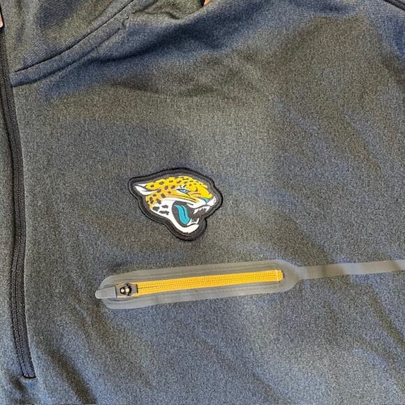 Jacksonville Jaguars Nike Dri-Fit Quarter Zip Pullover Mens XL NFL On Field - Picture 3 of 10